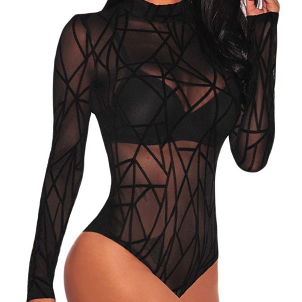 Mesh Geo Bodysuit